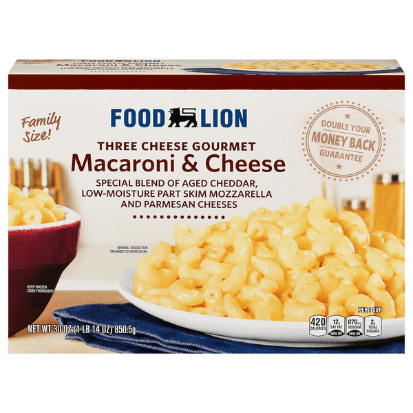 Save on Food Lion Three Cheese Gourmet Macaroni & Cheese Family Size Order Online Delivery