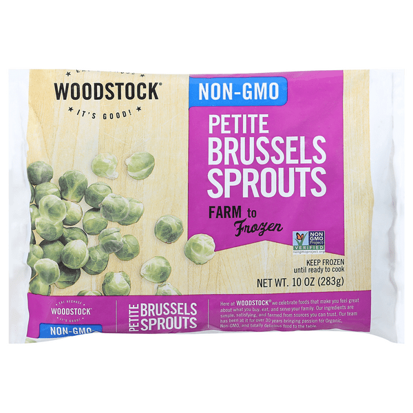 Save on Woodstock Petite Brussels Sprouts Frozen Order Online Delivery