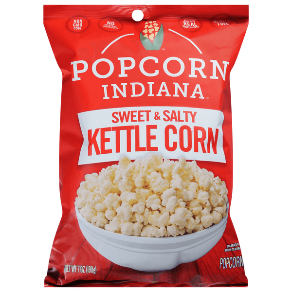 Save on Popcorn, Indiana Kettle Corn Popcorn Sweet & Salty Gluten Free