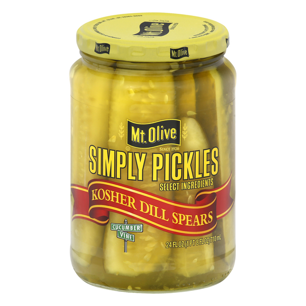 Save on Mt. Olive Simply Pickles Kosher Dill Spears Order Online