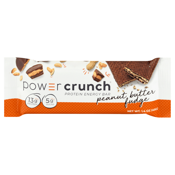 45 power crunch protein bars nutrition label