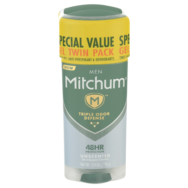 Save on Mitchum Men Oxygen Antiperspirant/Deodorant Unscented Gel 2