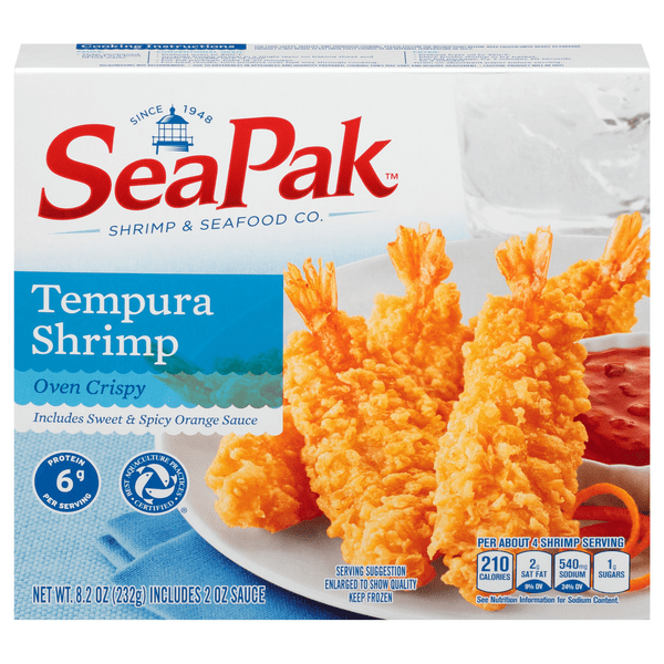 Save on SeaPak Oven Crispy Tempura Shrimp Frozen Order Online Delivery