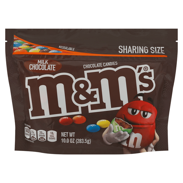 Save on M&M's Milk Chocolate Candies Sharing Size Order Online Delivery MARTIN'S