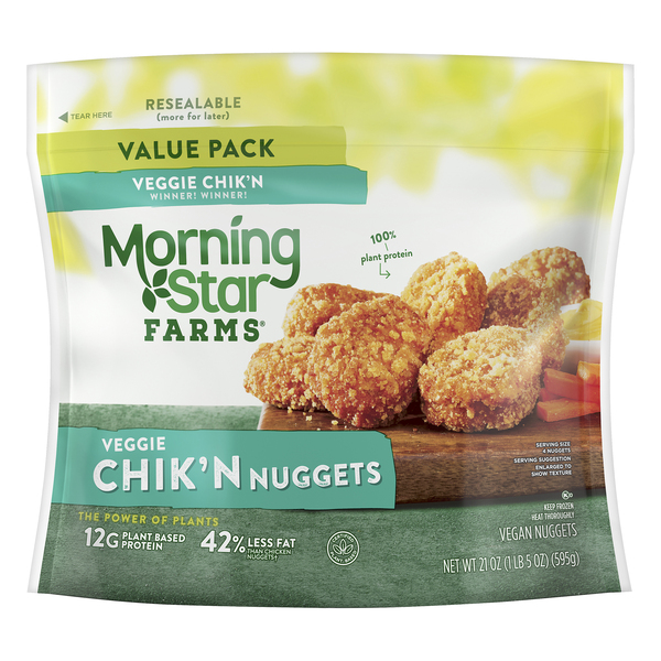 Save on MorningStar Farms Veggie Chik'n Nuggets Value Pack Order Online
