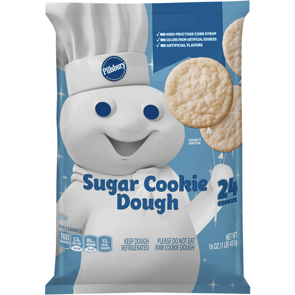 Save on Pillsbury Ready To Bake Sugar Cookie Dough 24 ct Order Online