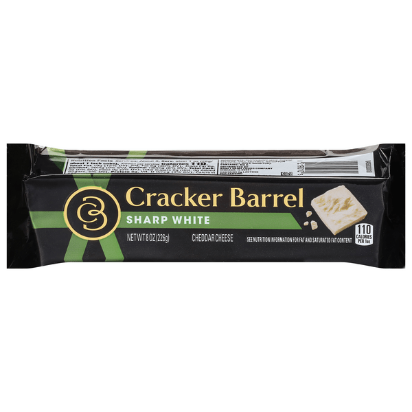 Save on Cracker Barrel Cheddar Cheese Sharp White Chunk Order Online