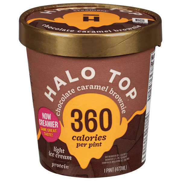 Save on Halo Top Light Ice Cream Chocolate Caramel Brownie Order Online