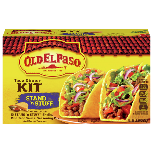Save on Old El Paso Stand 'N Stuff Taco Dinner Kit 10 ct Order Online