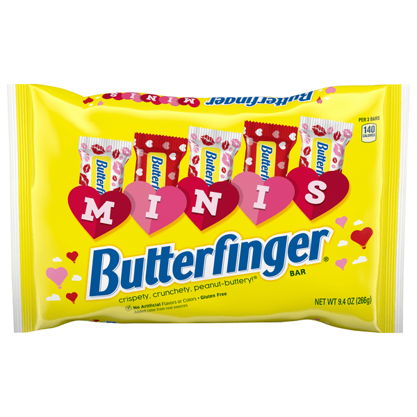 Save on Butterfinger Minis Peanut Butter Valentine's Day Candy Bar Order Online Delivery Stop