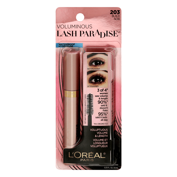 Save on L'Oreal Voluminous Lash Paradise Waterproof Mascara Black Noir
