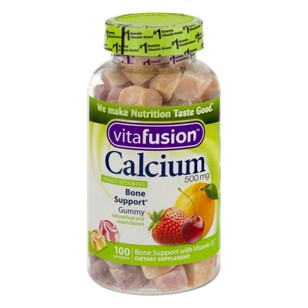Save on Vitafusion Calcium 500 mg Gummy Vitamins for Adults Creamy