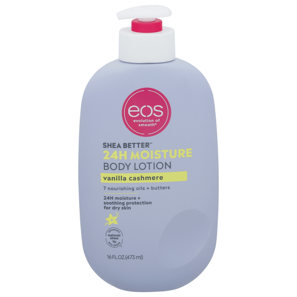 Save on eos Shea Better 24H Moisture Body Lotion Vanilla Cashmere Order Online Delivery Stop