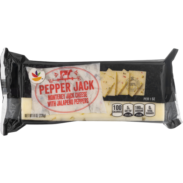 Save on Giant Pepper Jack Cheese Chunk Natural Order Online Delivery Giant
