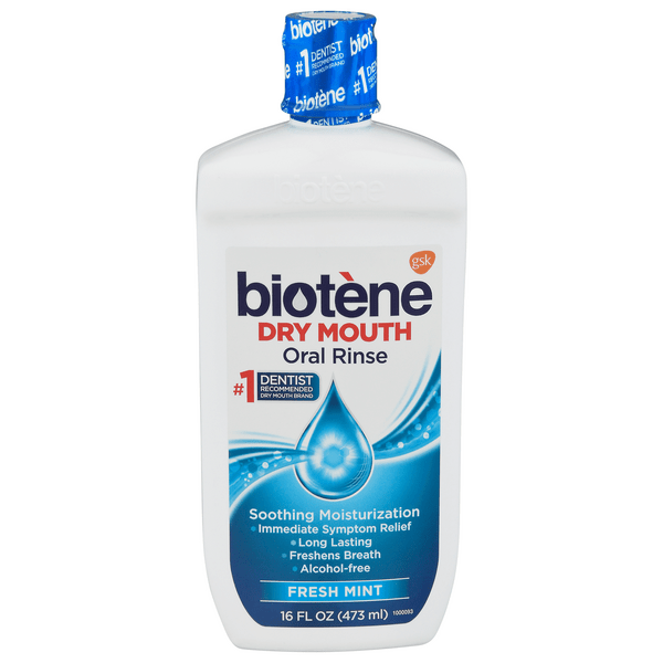 Save on Biotene Dry Mouth Oral Rinse Fresh Mint Alcohol Free Order
