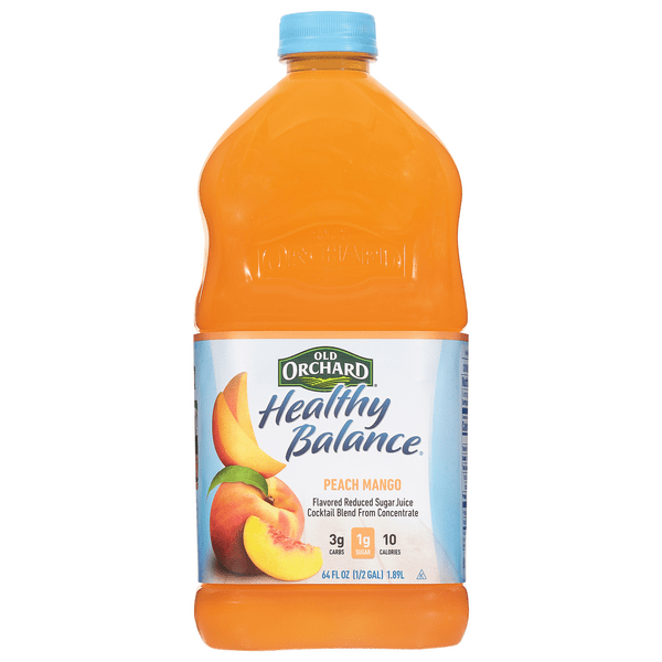Save on Old Orchard Healthy Balance Diet Peach Mango Juice Order Online