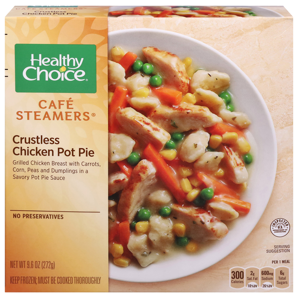 Save on Healthy Choice Cafe Steamers Crustless Chicken Pot Pie Order