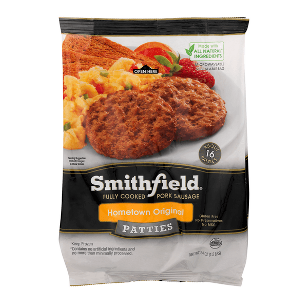 Save on Smithfield Pork Sausage Patties Hometown Original Order Online Delivery Giant