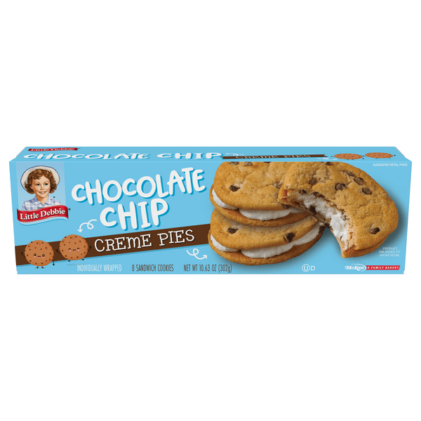 Save on Little Debbie Creme Pies Chocolate Chip 8 ct Order Online