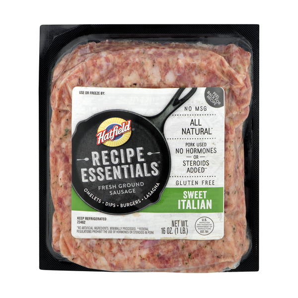 Save on Hatfield Recipe Essentials Ground Italian Sausage Sweet Gluten Free Fresh Order Online