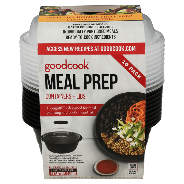 Save on Goodcook Meal Prep Containers + Lids Order Online Delivery GIANT
