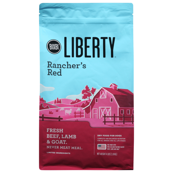 Save on Liberty Rancher's Red Adult Dry Dog Food Fresh Beef Lamb & Goat
