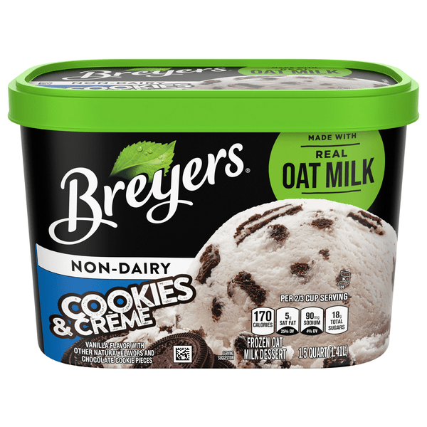 Save on Breyers Almond Milk NonDairy Frozen Dessert Cookies & Creme