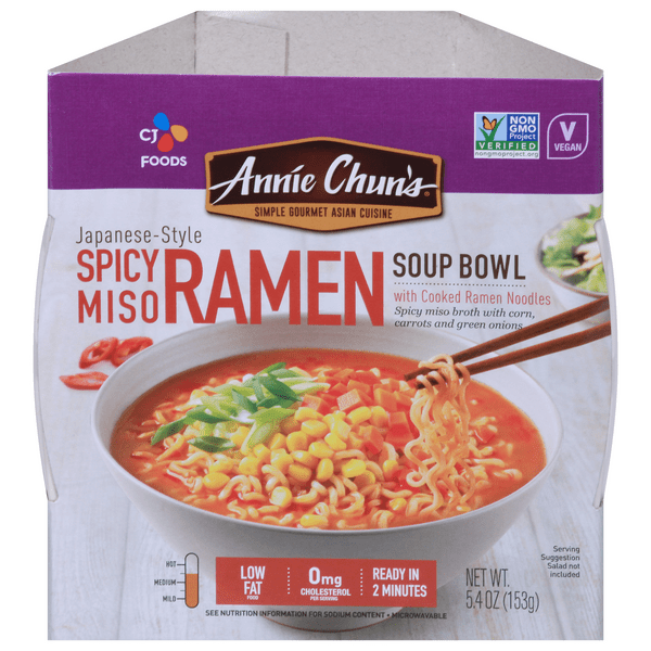 Save on Annie Chun's Japanese Style Spicy Miso Ramen Soup Bowl Order Online Delivery Giant