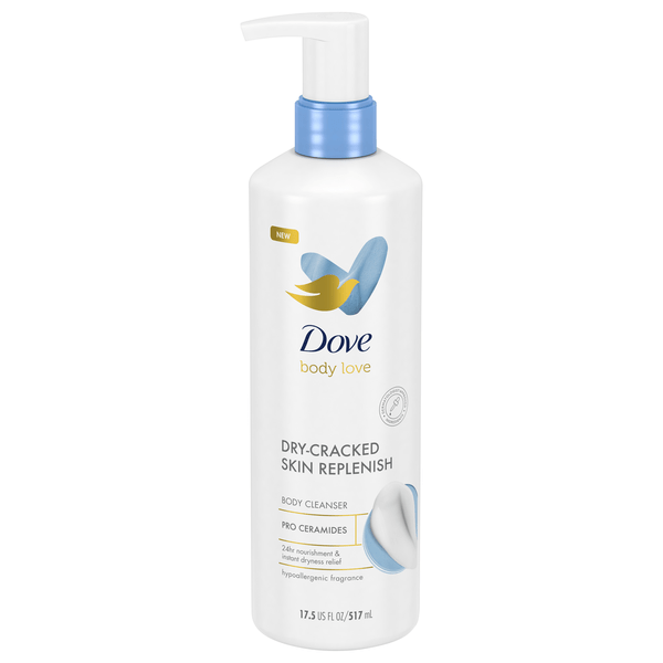 Save on Dove Body Love DryCracked Skin Replenish Body Cleanser Order Online Delivery GIANT