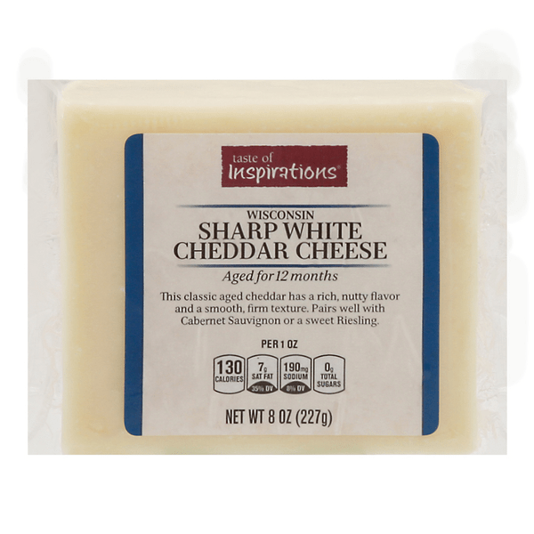 White Cheddar Cheese Nutrition