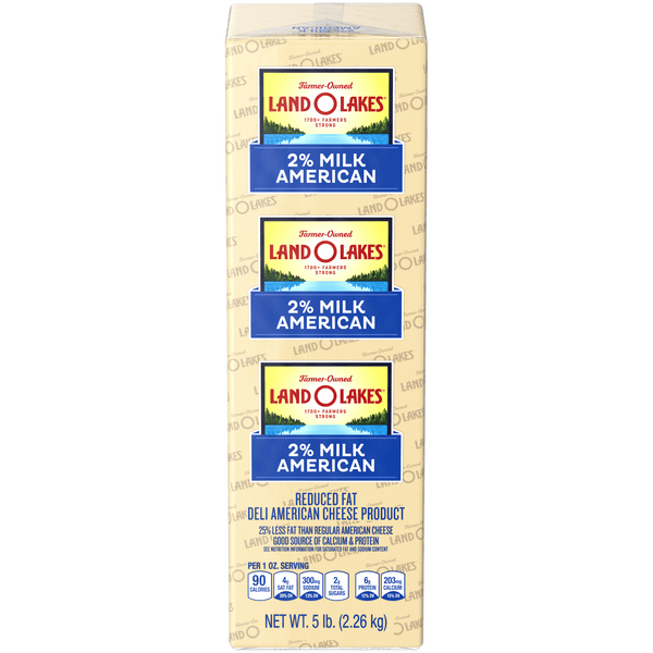 Save on Land O Lakes Deli American Cheese Product 2 Milk White (Thin