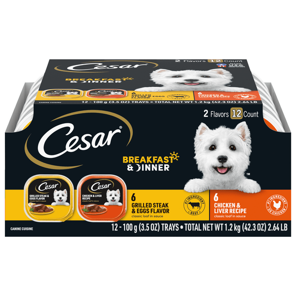 What Are The Ingredients In Cesar Dog Food