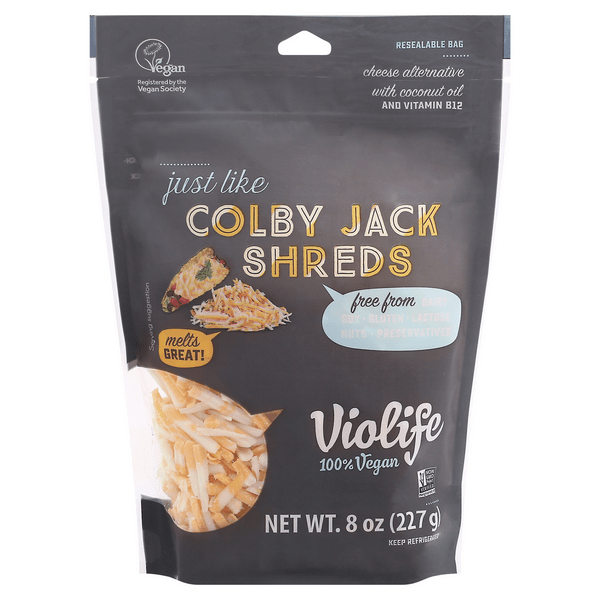 Save on Violife Just Like Cheese Shreds Colby Jack Vegan Order Online