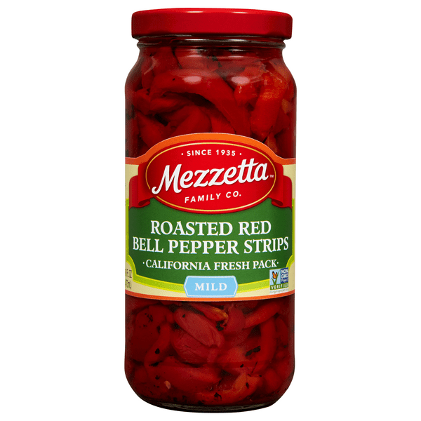 Save on Mezzetta Mild Roasted Red Bell Pepper Strips Order Online