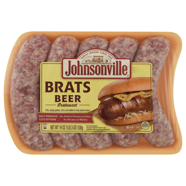 Save on Johnsonville Brats Beer Bratwurst 5 ct Order Online Delivery