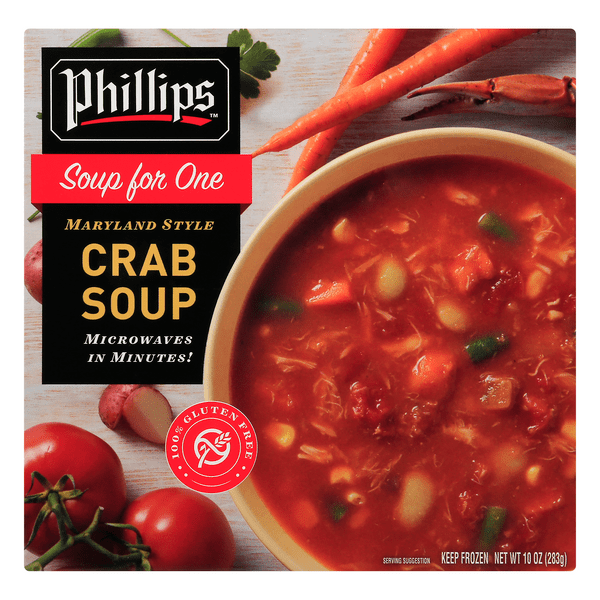 Save on Phillips Maryland Style Crab Soup For One Gluten Free Frozen