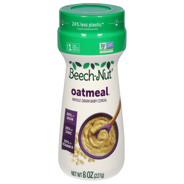 Save on BeechNut Stage 1 Oatmeal Whole Grain Baby Cereal Order Online