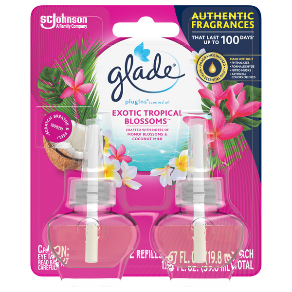 Save on Glade plugIns Exotic Tropical Blossoms Scented Oil Refill Order