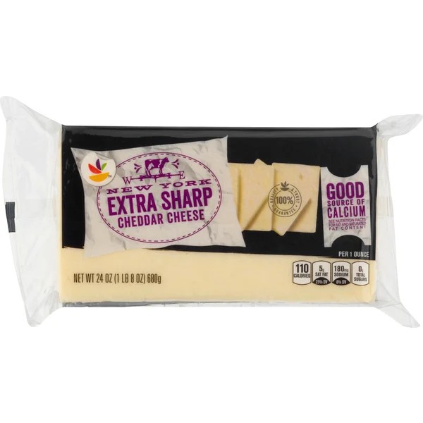 Save on Stop & Shop New York Cheddar Cheese Extra Sharp White Order