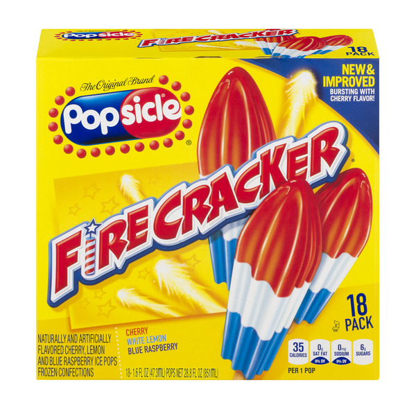 Save on Popsicle Ice Pops Firecracker 18 ct Order Online Delivery