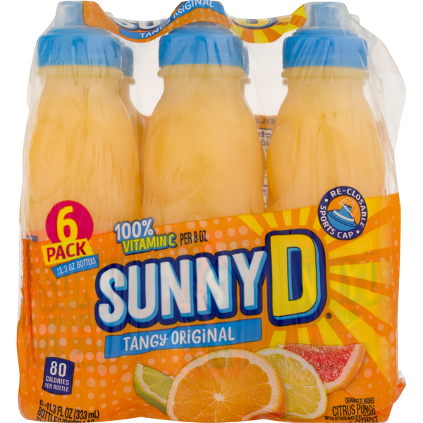 Sunny D Nutrition Label