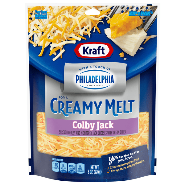 Save on Kraft Creamy Melt Colby Jack Cheese Shredded Order Online