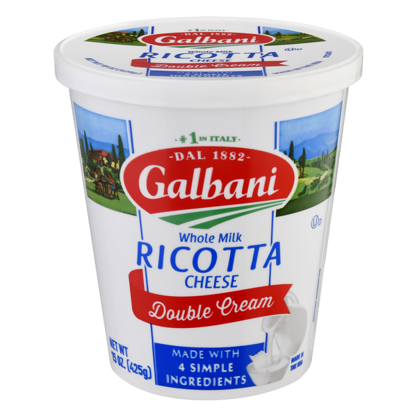 Save on Galbani Ricotta Cheese Whole Milk Double Cream Order Online