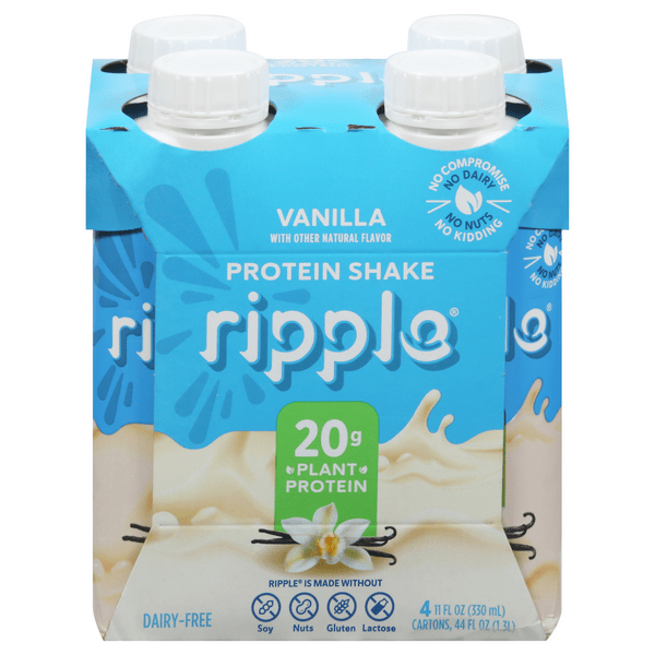 Save on ripple Protein Shake Vanilla 4 pk Order Online Delivery