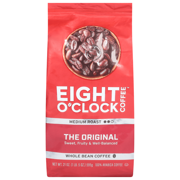 Save on Eight O'Clock The Original Medium Roast Whole Bean Coffee Order