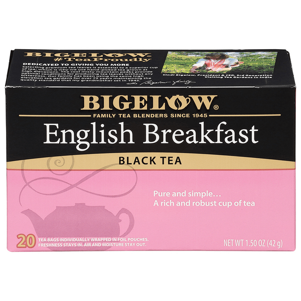 Save on Bigelow English Breakfast Black Tea Bags Order Online Delivery