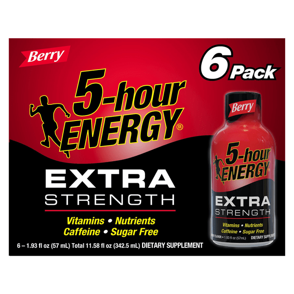 Save on 5Hour Energy Shot Extra Strength Berry 6 pk Order Online