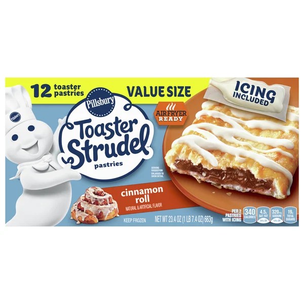 Save on Pillsbury Toaster Strudel Pastries Cinnamon Roll 12 ct Order Online Delivery MARTIN'S