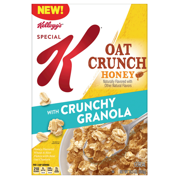 Save on Special K Breakfast Cereal Oat Crunch Honey Order Online