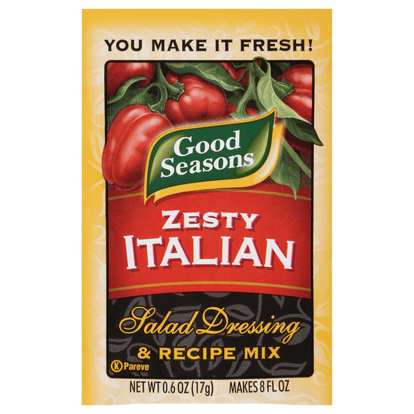 Save on Good Seasons Zesty Italian Salad Dressing & Recipe Mix Order